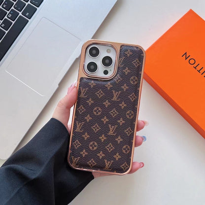 Luxury CLASSIC PRINTED PHONE CASE FOR iPHONE 12-18 Pro & Pro Max