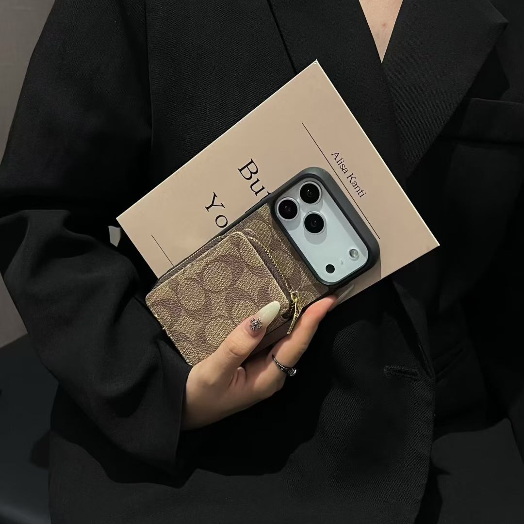 Luxury Pocket Wallet Signature Case - iPhone 12-18 Pro & Pro Max