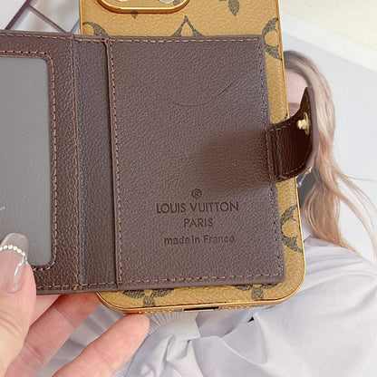 Luxury Classic Color Card Bag Apple iPhone Case 12-18 Pro & Pro Max