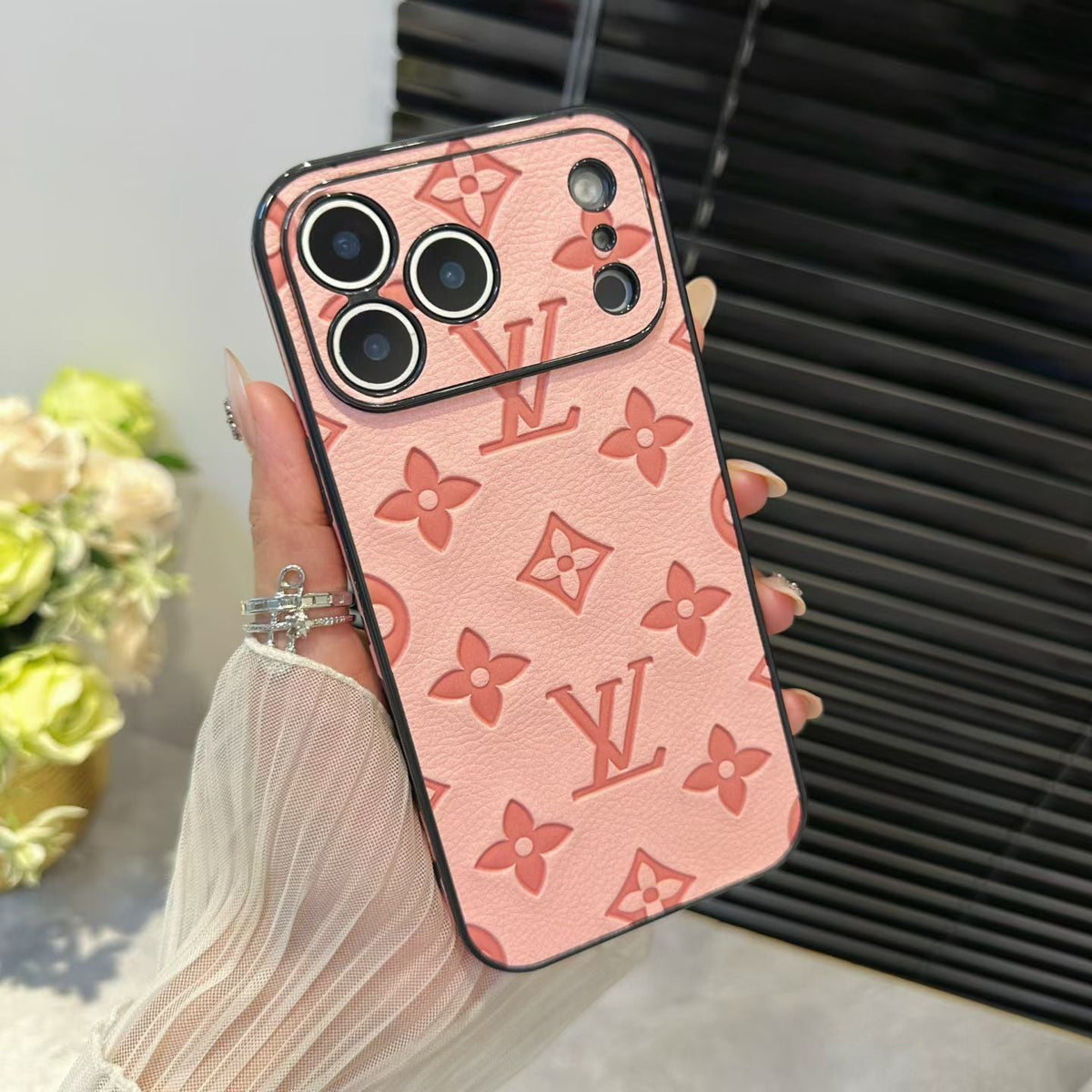 Lv Luxury Phone Case For iPhone 12-18 Pro & Pro Max