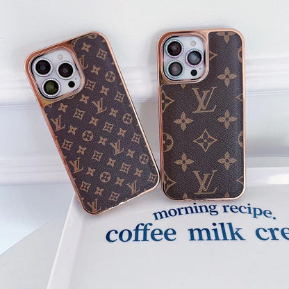 Luxury CLASSIC PRINTED PHONE CASE FOR iPHONE 12-18 Pro & Pro Max