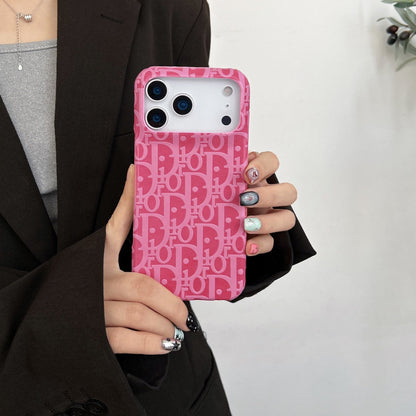 Lux Leather Dior Phone Case For iPhone 12-18 Pro & Pro Max
