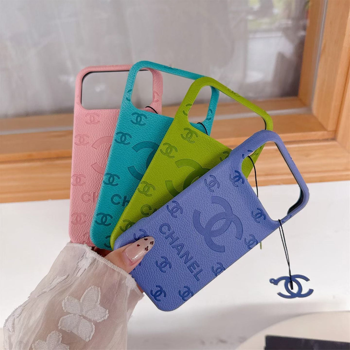 Luxury Chanel Phone Case For iPhone 12-18 Pro & Pro Max