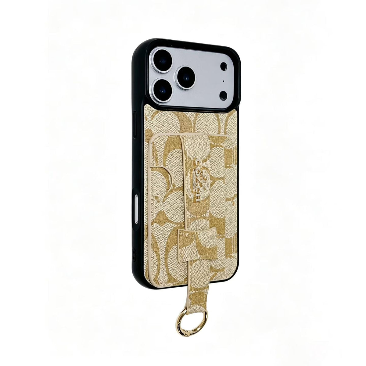Luxury Designer Case with Hook Charm - iPhone 12-18 Pro & Pro Max