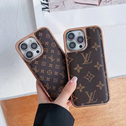 Luxury CLASSIC PRINTED PHONE CASE FOR iPHONE 12-18 Pro & Pro Max