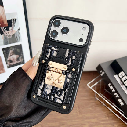 Black Luxury Transparent Dior Case - iPhone 13-18 Pro & Pro Max