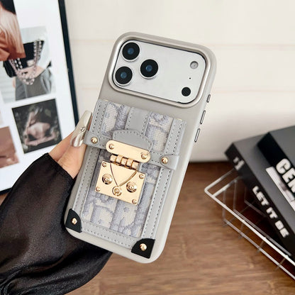 Black Luxury Transparent Dior Case - iPhone 13-18 Pro & Pro Max