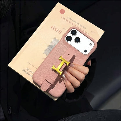 Designer Strap Buckle Luxury Case - iPhone 12-18 Pro & Pro Max