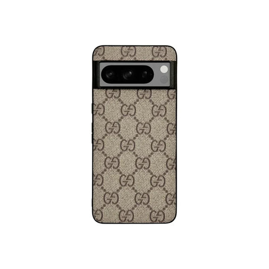 Luxury Gucci Monogram Canvas Classic Brown Case For Google Pixel