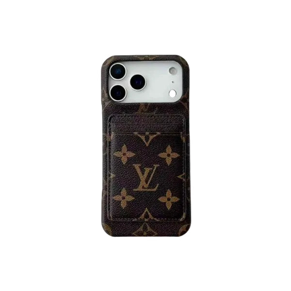 Leather Card Holder Case for iPhone 12-18  Pro & Pro Max