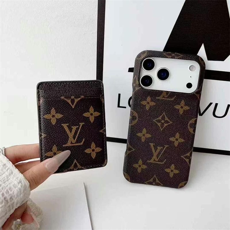 Leather Card Holder Case for iPhone 12-18  Pro & Pro Max