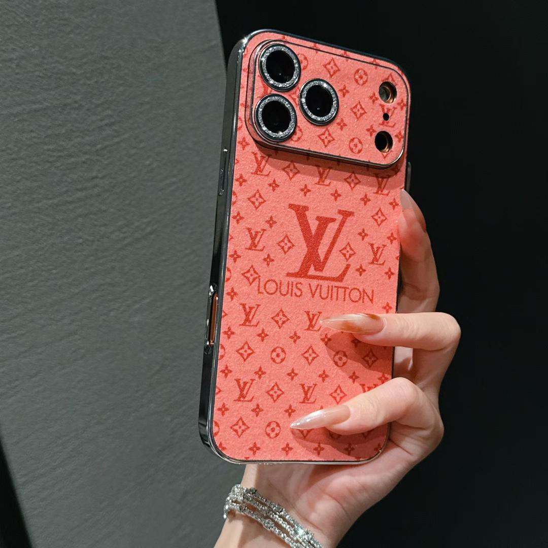 Lv Shiny Phone Case for iPhone 12-18 Pro & Pro Max
