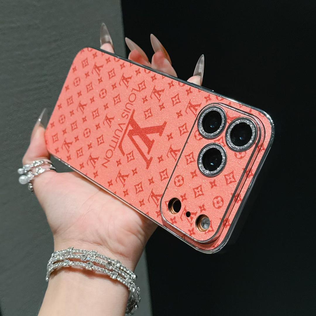 Lv Shiny Phone Case for iPhone 12-18 Pro & Pro Max