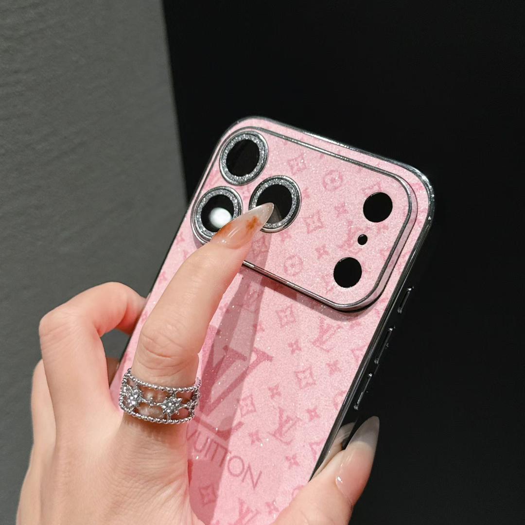 Lv Shiny Phone Case for iPhone 12-18 Pro & Pro Max