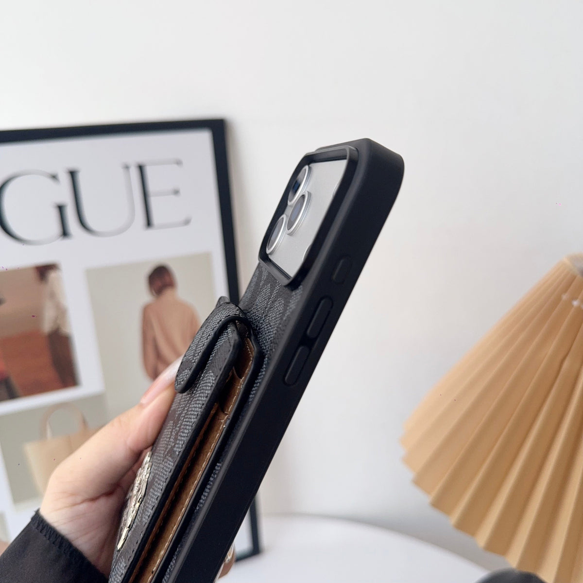 Luxury Leather Card Slot Signature Case - iPhone 12-18 Pro & Pro Max