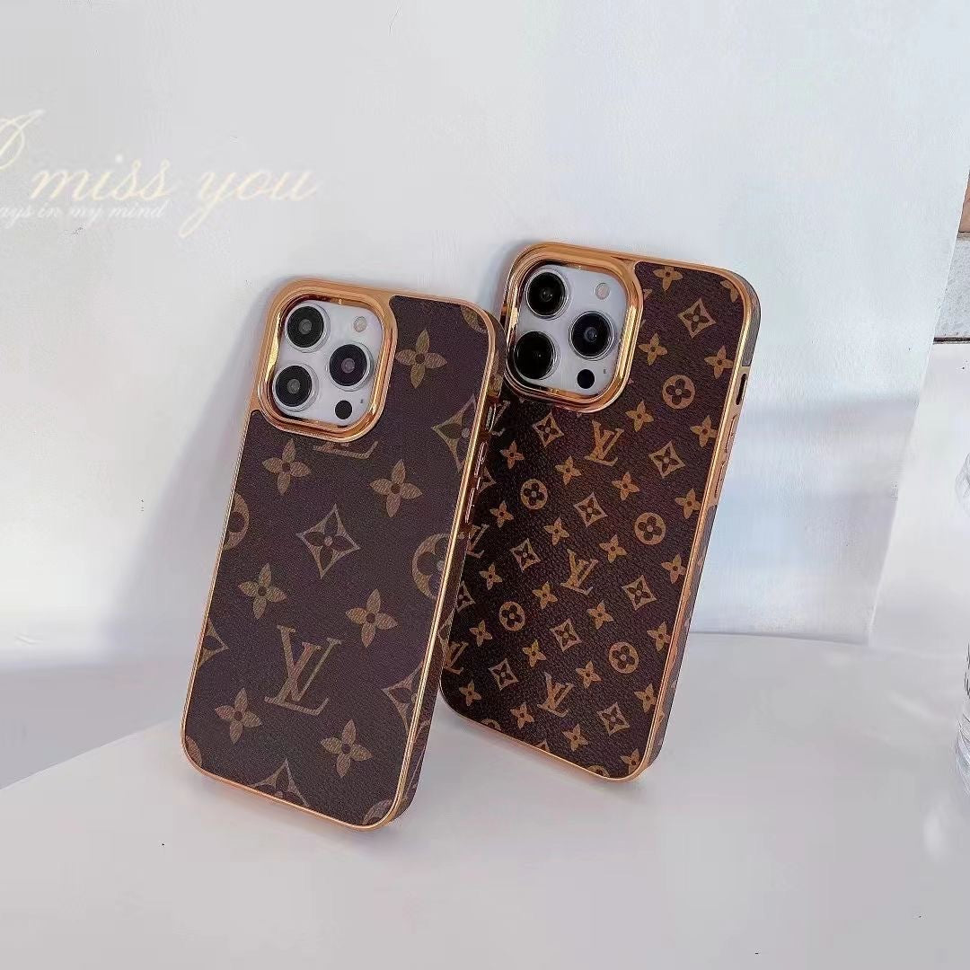 Luxury CLASSIC PRINTED PHONE CASE FOR iPHONE 12-18 Pro & Pro Max