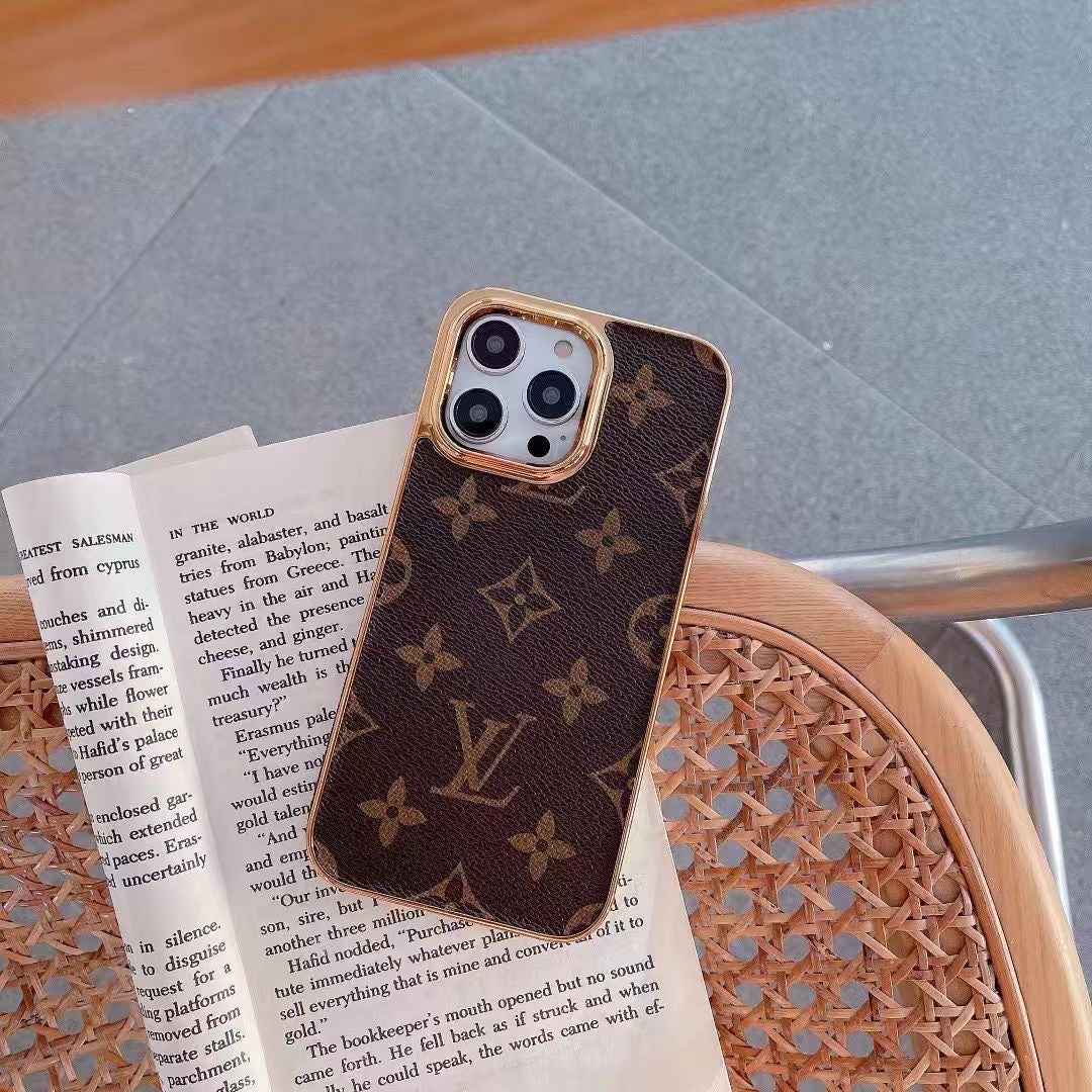 Luxury CLASSIC PRINTED PHONE CASE FOR iPHONE 12-18 Pro & Pro Max