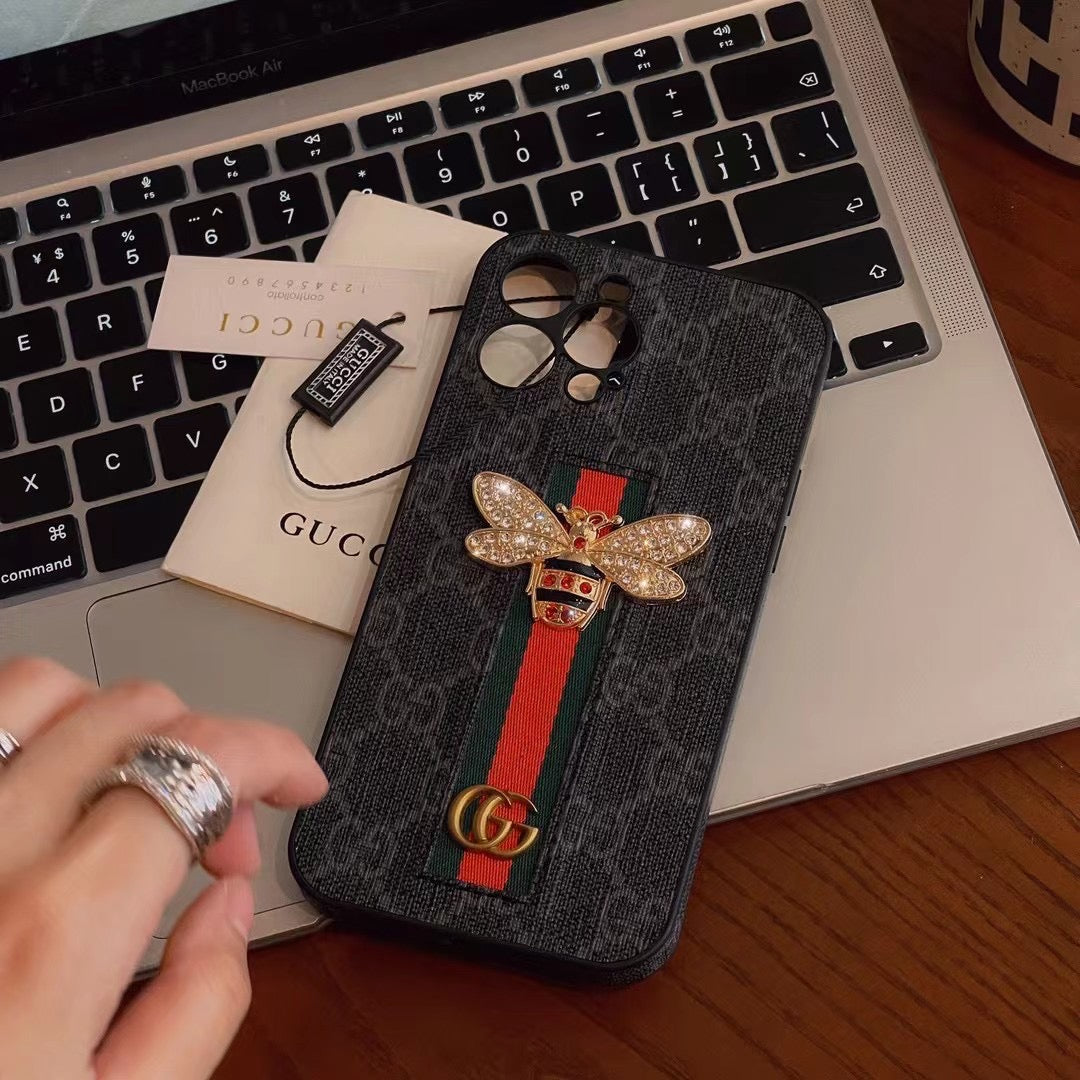 Bee Trendy Phone Case For iPhone With Hand Holder Roxy New 2