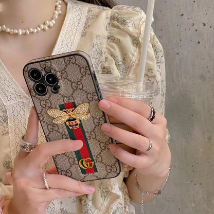 Bee Trendy Phone Case For iPhone With Hand Holder Roxy New 2
