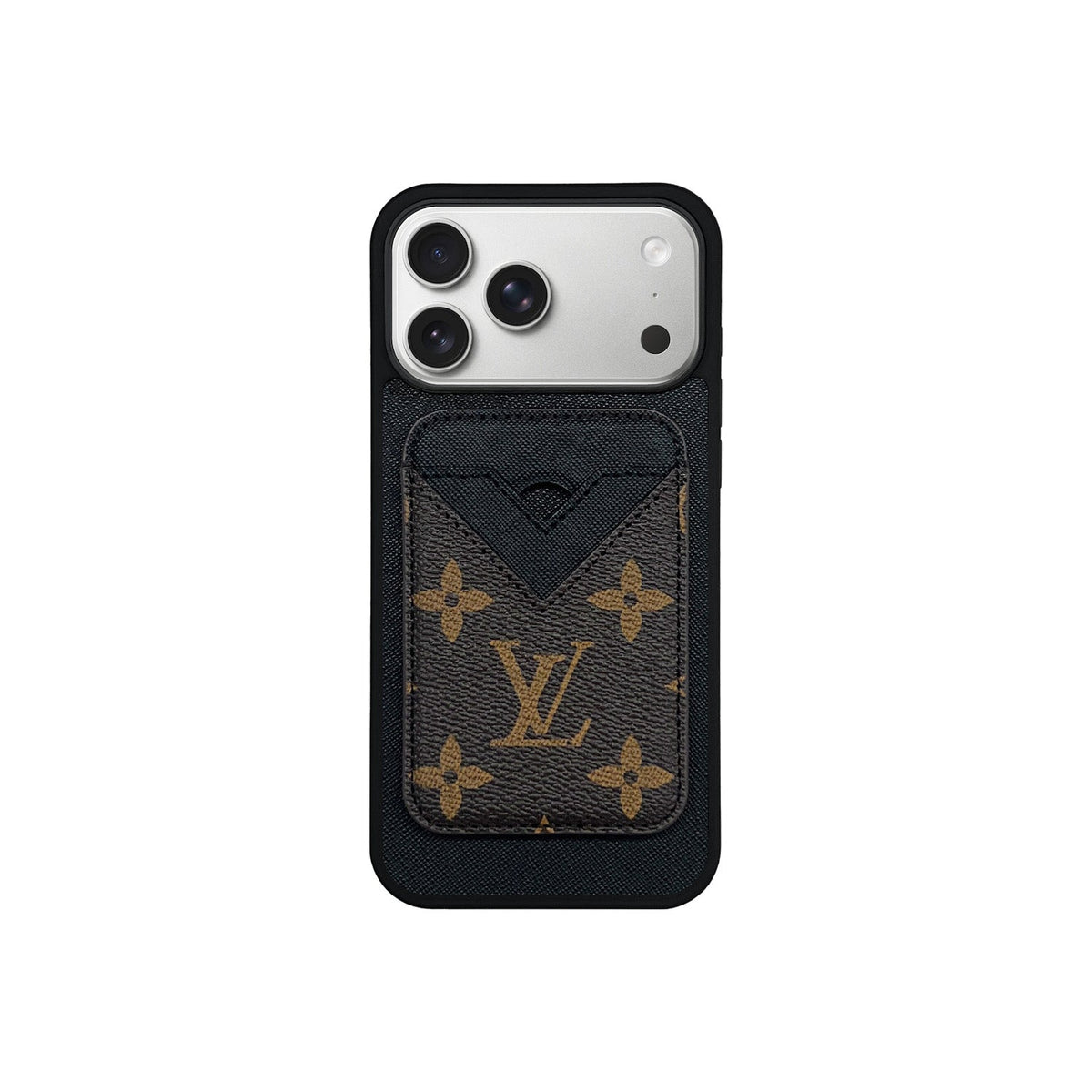 Magsafe Cardholder LV Monogram with Case For iPhone 12-18 Pro & Pro Max