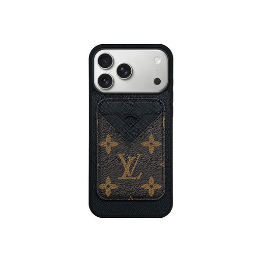 Magsafe Cardholder LV Monogram with Case For iPhone 12-18 Pro & Pro Max