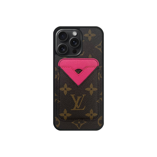 Magsafe Cardholder LV Monogram with Case For iPhone 12-18 Pro & Pro Max