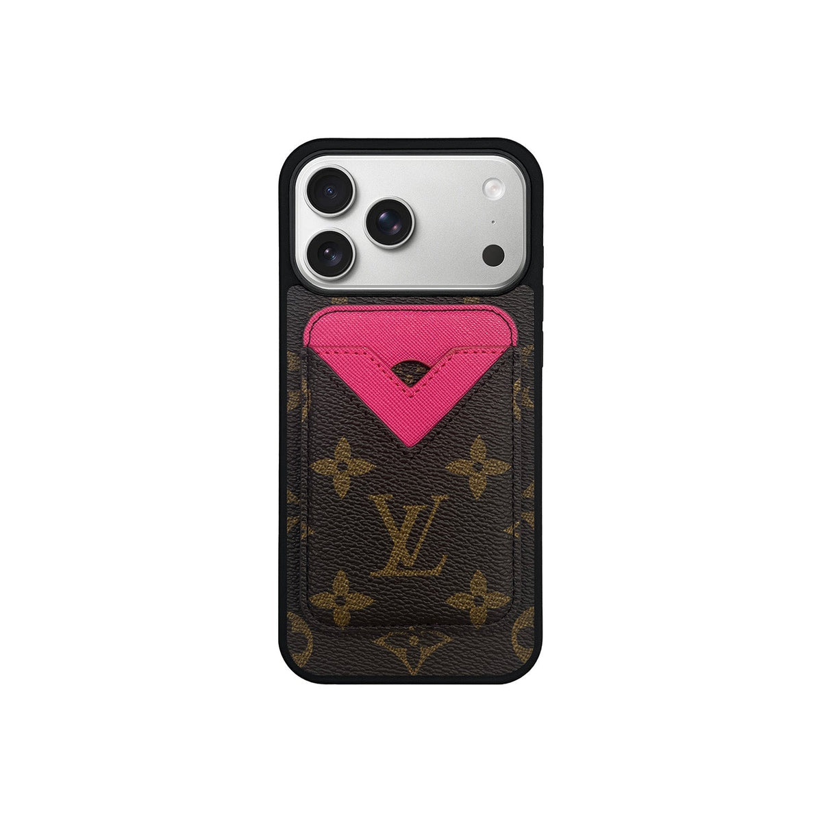 Magsafe Cardholder LV Monogram with Case For iPhone 12-18 Pro & Pro Max