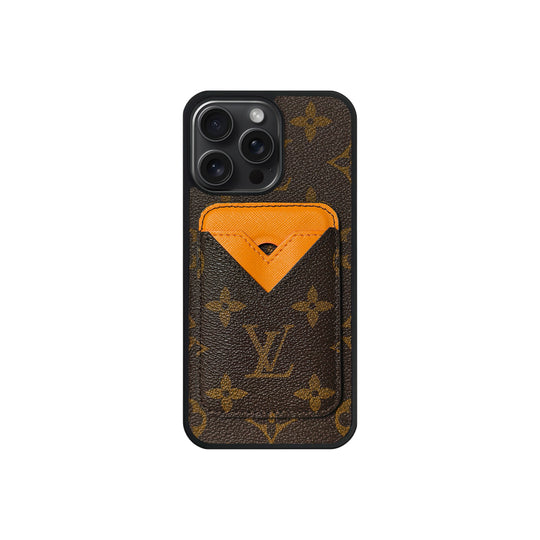 Magsafe Cardholder LV Monogram with Case For iPhone 12-18 Pro & Pro Max
