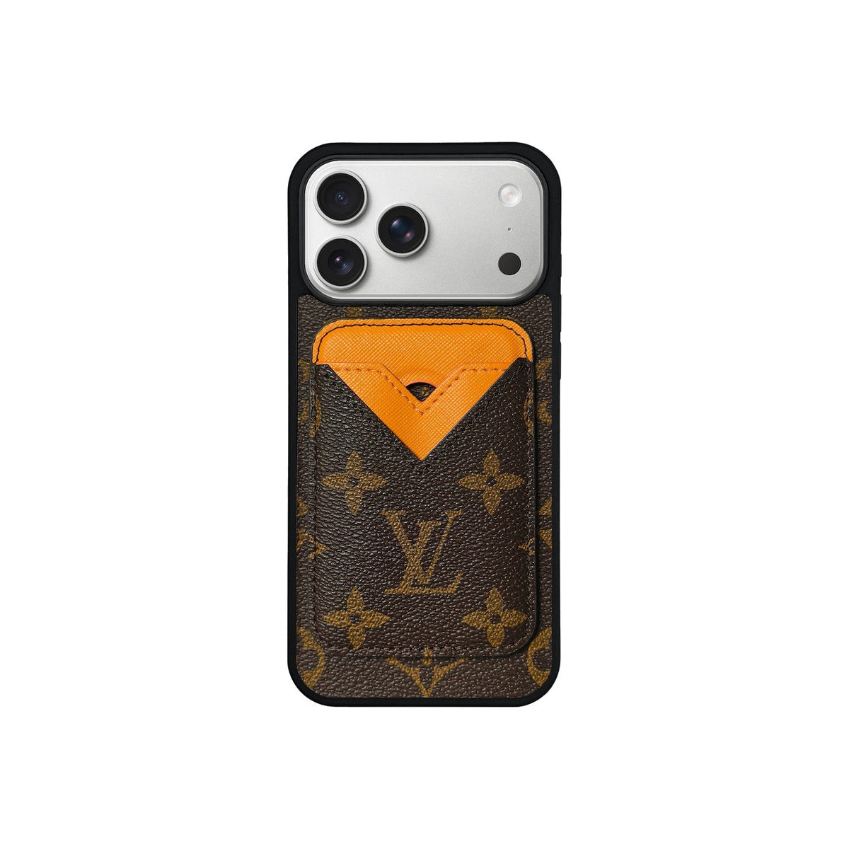 Magsafe Cardholder LV Monogram with Case For iPhone 12-18 Pro & Pro Max