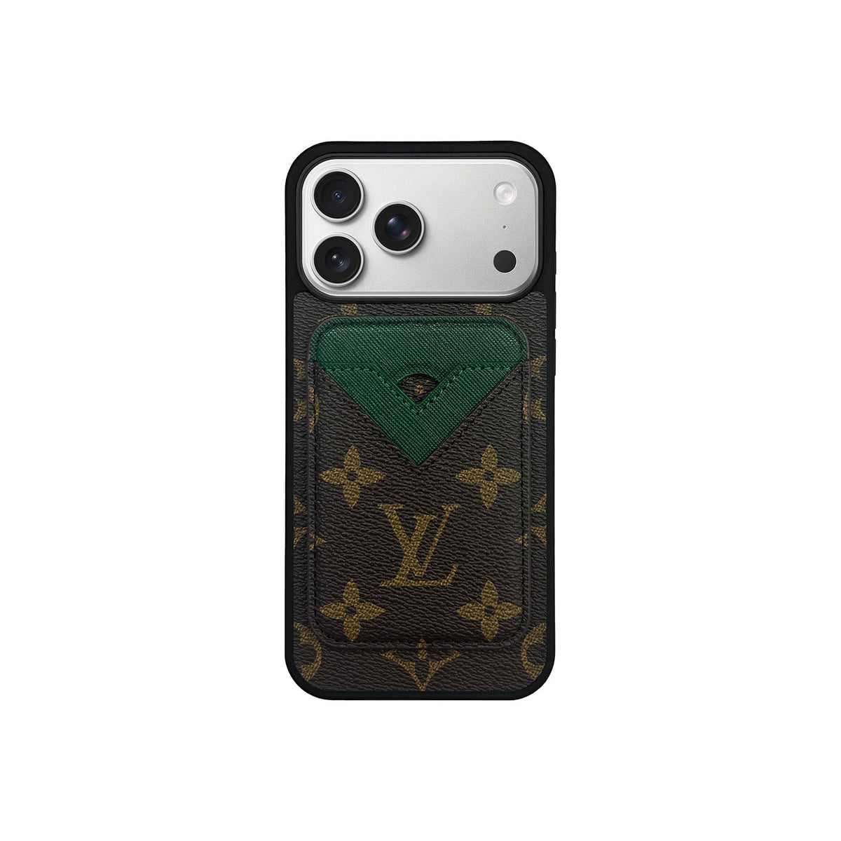 Magsafe Cardholder LV Monogram with Case For iPhone 12-18 Pro & Pro Max
