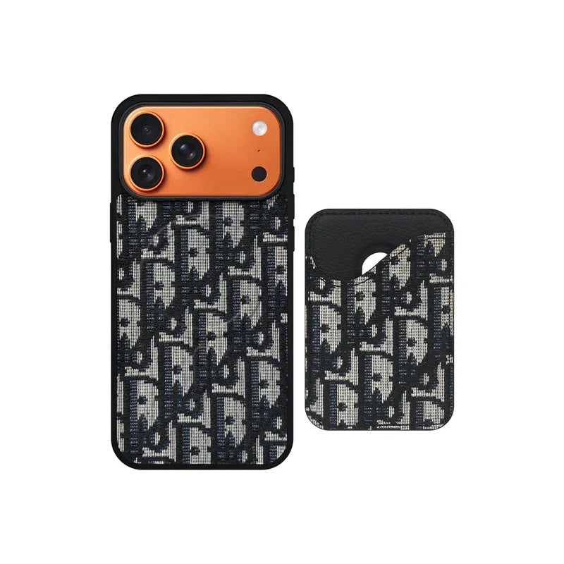 Luxury Dior Wallet Case - iPhone 12-18 Pro & Pro Max