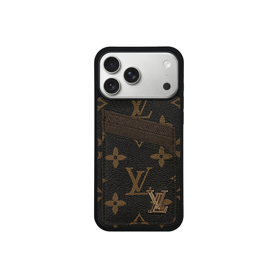Luxury LV Monogram Case for iPhone 12-18 Pro & Pro Max