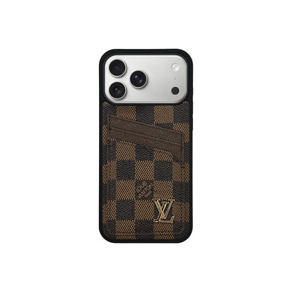 LV Brown Classic MagSafe Case for iPhone 12-18 Pro & Pro Max