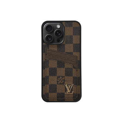 LV Brown Classic MagSafe Case for iPhone 12-18 Pro & Pro Max