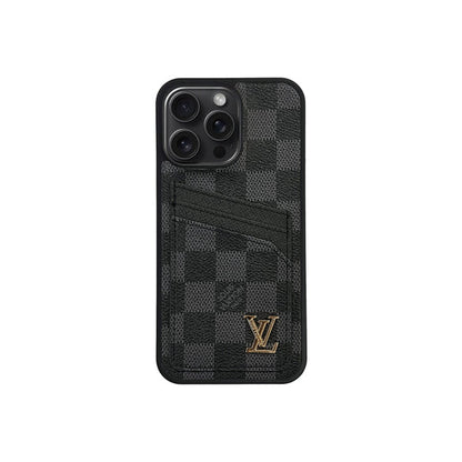LV Brown Classic MagSafe Case for iPhone 12-18 Pro & Pro Max