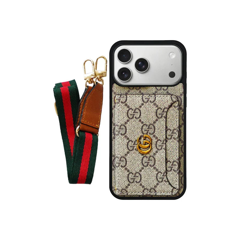 Signature Cardholder Case with Strap - iPhone 12-18 Pro & Pro Max