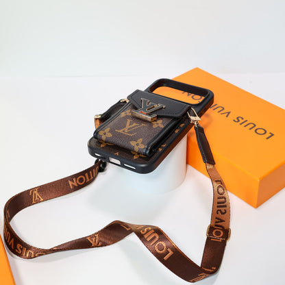 LV Crossbody Phone Case For iPhone 12-18  Pro & Pro Max