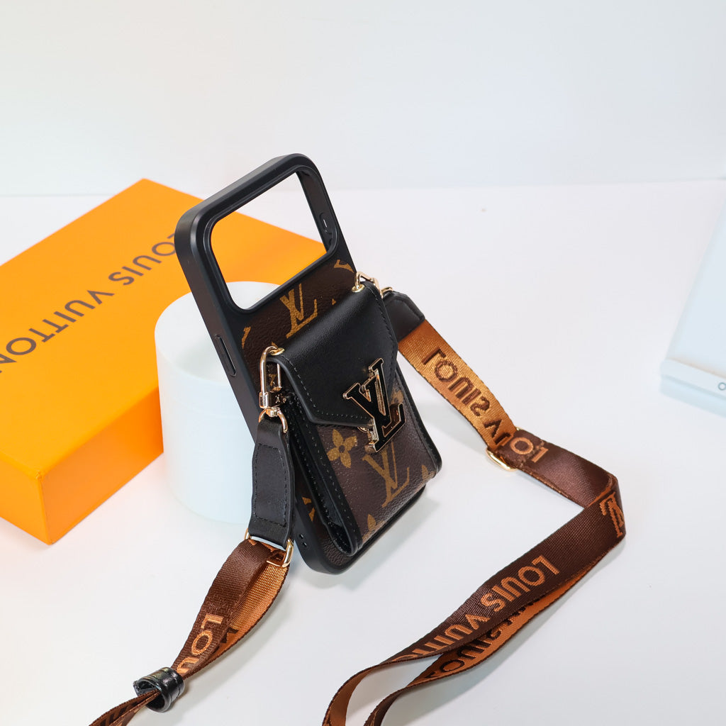 LV Crossbody Phone Case For iPhone 12-18  Pro & Pro Max