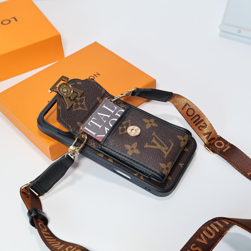 LV Crossbody Phone Case For iPhone 12-18  Pro & Pro Max