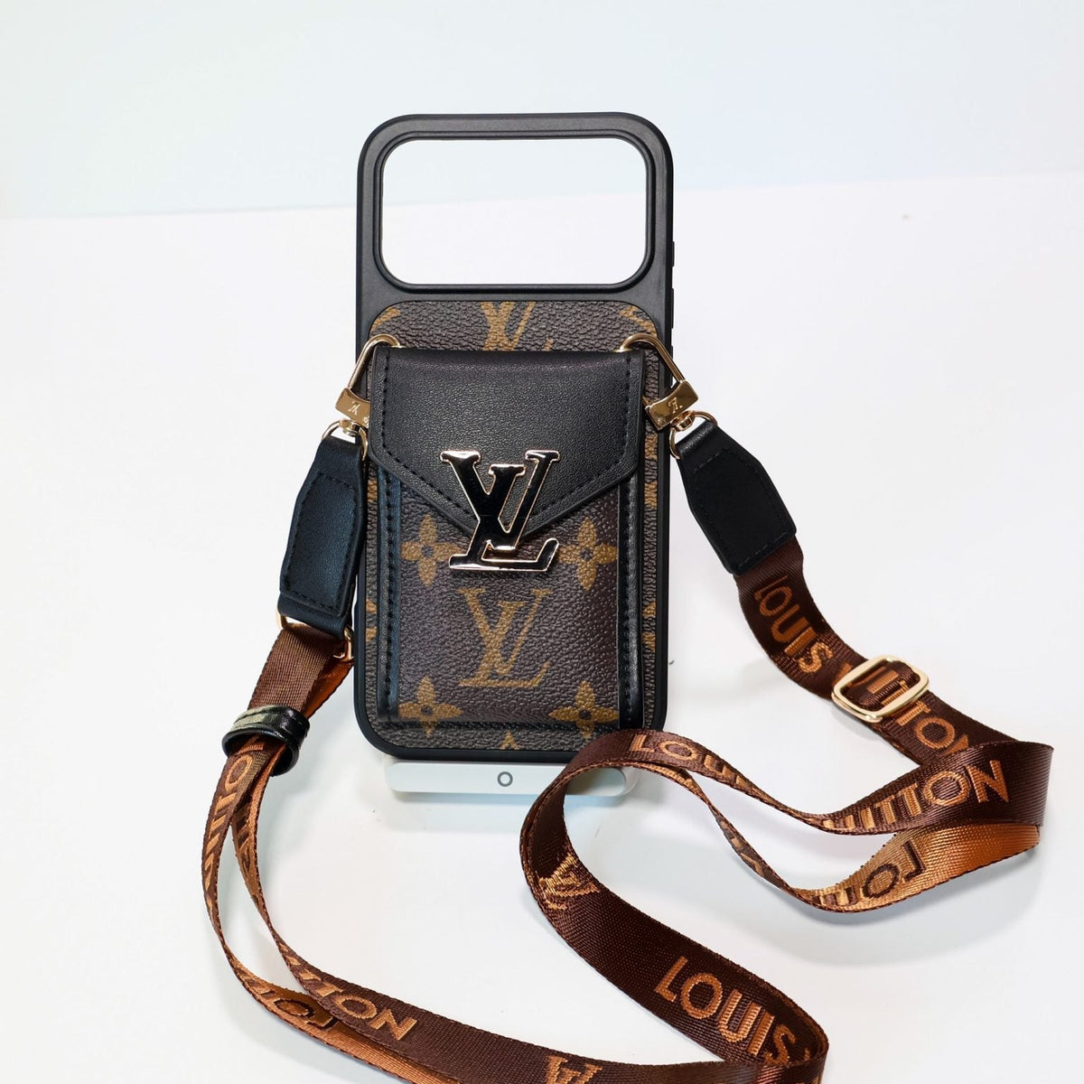 LV Crossbody Phone Case For iPhone 12-18  Pro & Pro Max