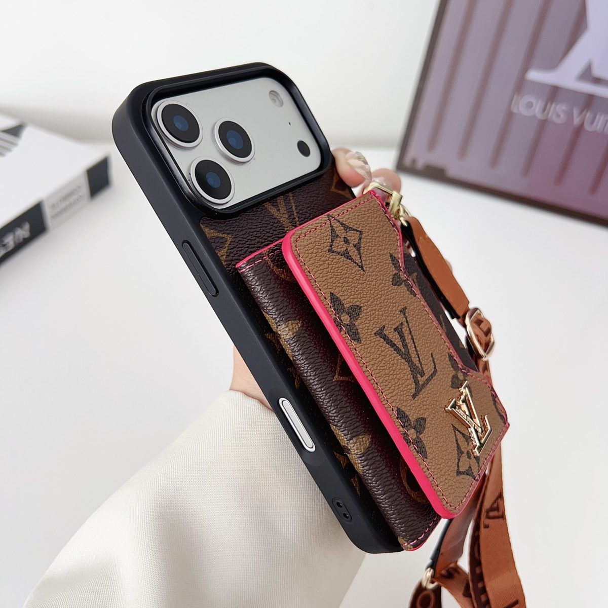 Luxury Leather Wallet Card Holder Phone Case For iPhone 13-18 Pro & Pro Max