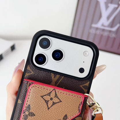 Luxury Leather Wallet Card Holder Phone Case For iPhone 13-18 Pro & Pro Max