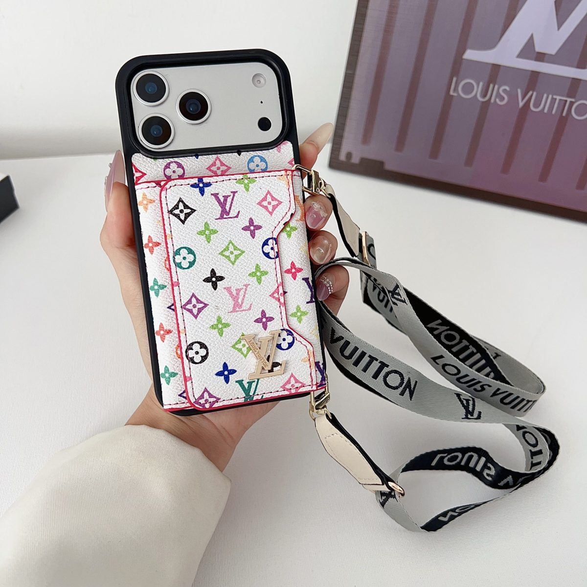 Luxury Leather Wallet Card Holder Phone Case For iPhone 13-18 Pro & Pro Max