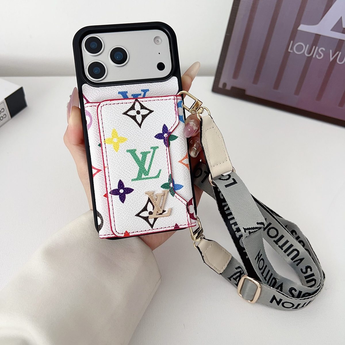 Luxury Leather Wallet Card Holder Phone Case For iPhone 13-18 Pro & Pro Max