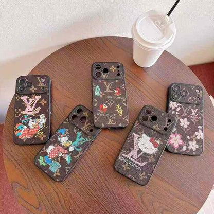Louis Vuitton x Character Collaboration Monogram Phone Case for iPhone 14-18 Pro & Pro Max