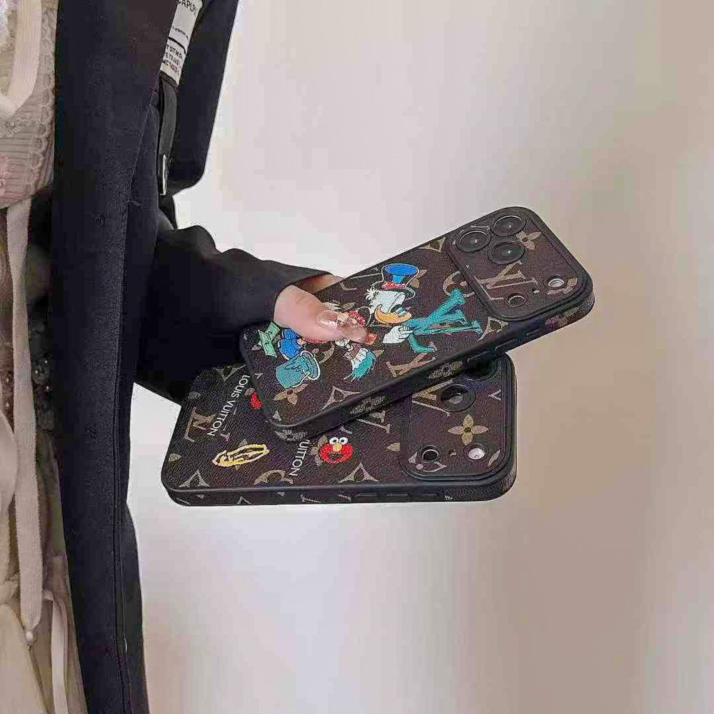 Louis Vuitton x Character Collaboration Monogram Phone Case for iPhone 14-18 Pro & Pro Max