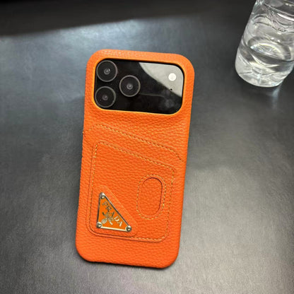 Stylish Camera Pocket Logo Case - iPhone 12-18 Pro & Pro Max