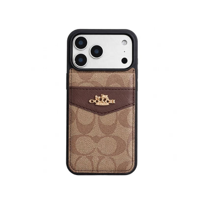 Premium Signature Card Holder Case - iPhone 12-18 Pro & Pro Max