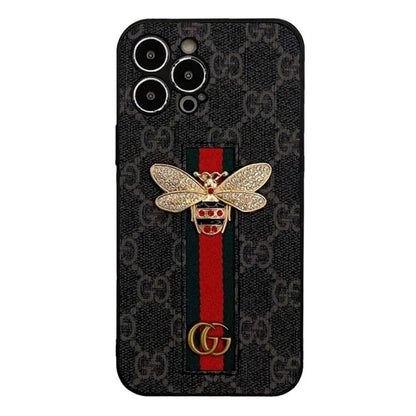 Bee Trendy Phone Case For iPhone With Hand Holder Roxy New 2