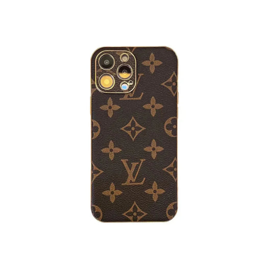 BROWN COLOR PHONE CASE FOR IPHONE 12-18 Pro & Pro Max